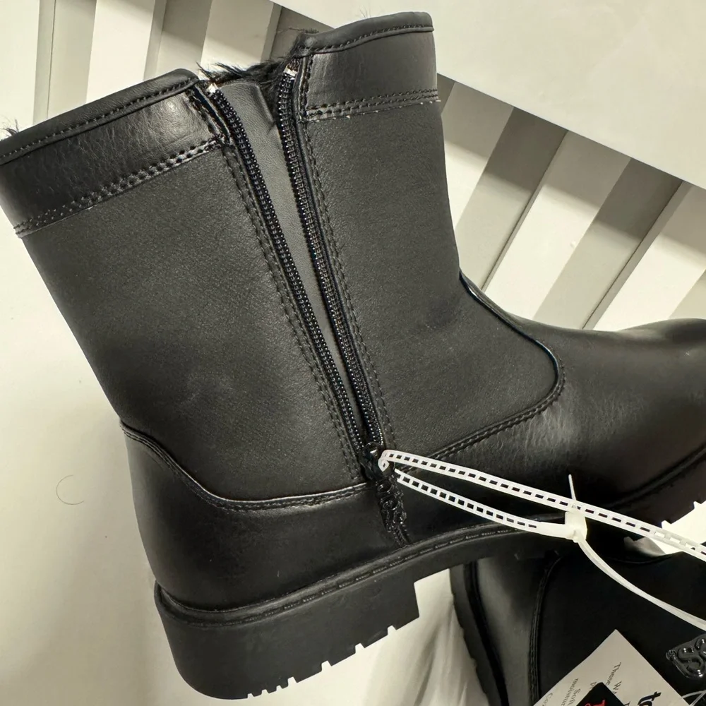 totes Black Men’s Waterproof Rain & Snow Ankle Boots